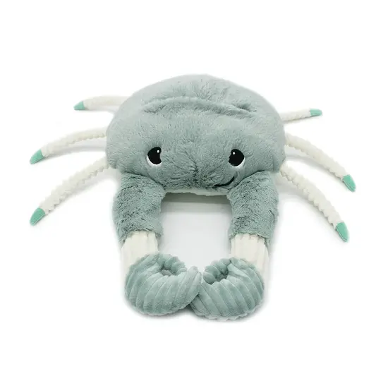 Les Déglingos | Les Ptipotos - Plush Cassecou the crab mom and her baby mint