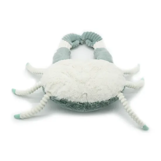 Les Déglingos | Les Ptipotos - Plush Cassecou the crab mom and her baby mint