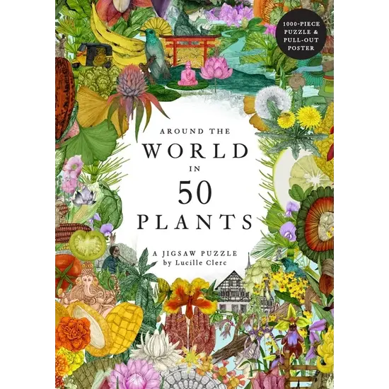 New Mags New Mags | Jigsaw Puzzle Around the World in 50 Plants 1000 Piece