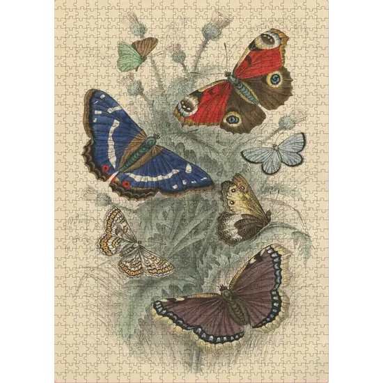 New Mags New Mags | Puzzle „Tanzende Schmetterlinge“ John Derian 750 Teile