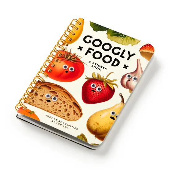New Mags New Mags | Googly Food Sticker Boek