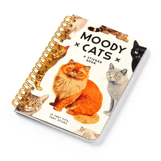 New Mags New Mags | Moody Cats Stickerboek