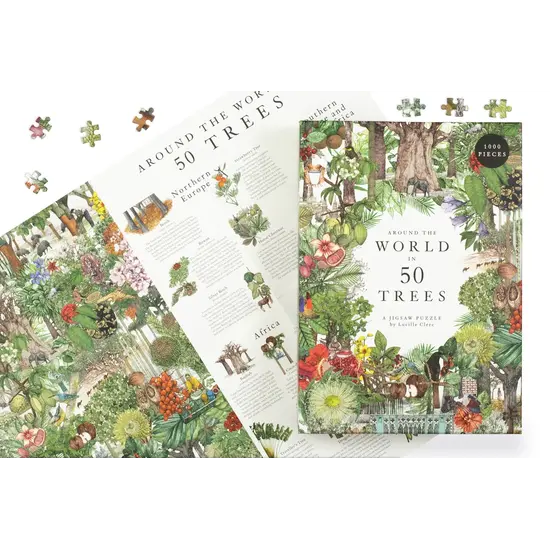 New Mags New Mags | Puzzle „In 50 Bäumen um die Welt“ 1000 Teile