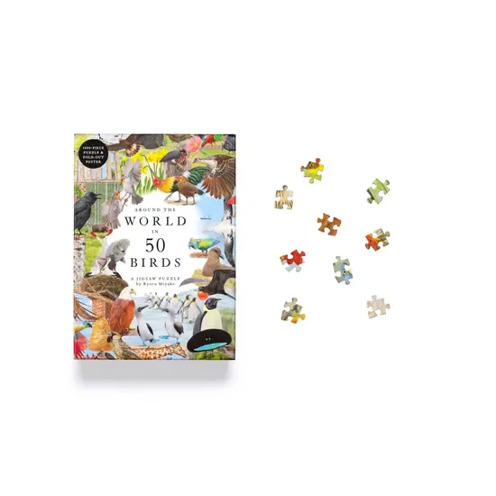 New Mags New Mags | Puzzle „Rund um die Welt in 50 Vögeln“ 1000 Teile