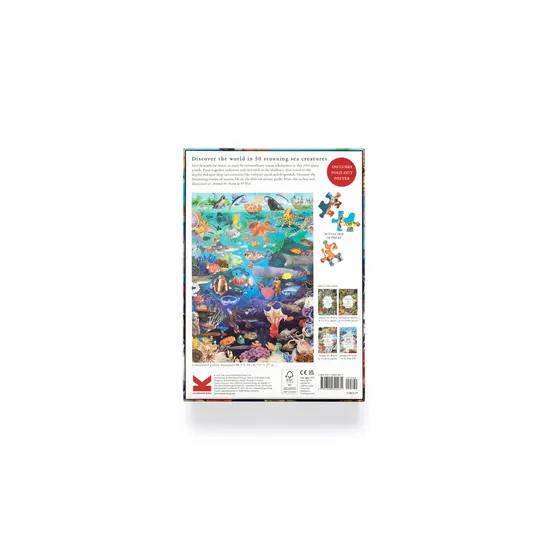 New Mags New Mags | Puzzle autour du monde en 50 poissons, 1000 pièces