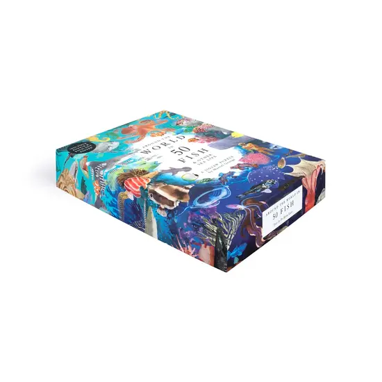 New Mags New Mags | Legpuzzel Rond De Wereld In 50 Vissen 1000 Stukjes
