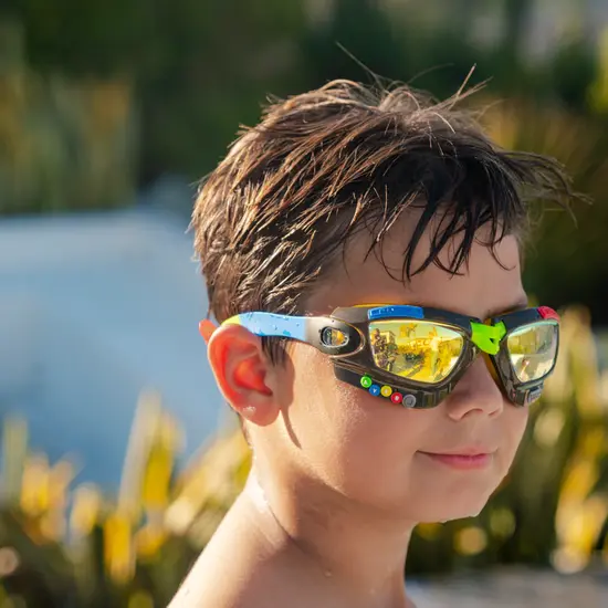 Bling2o Bling2o | Lunettes de natation Gamer Jet Black +6Y