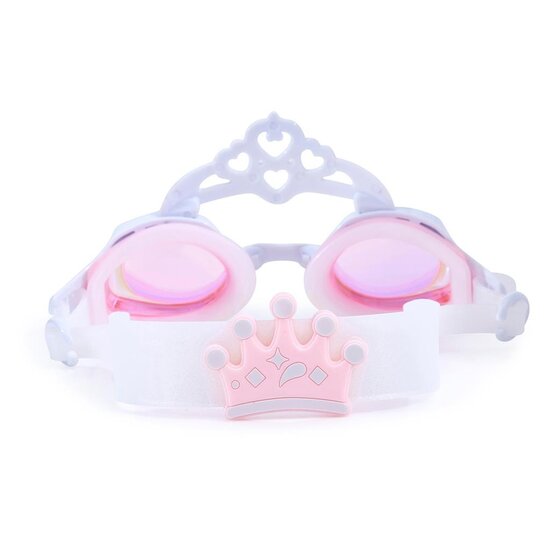 Bling2o Bling2o | Princess Crown Daisy White Swimming Goggles +3Y