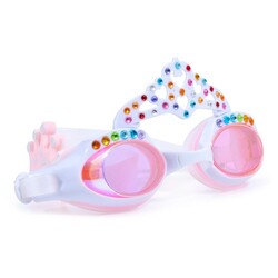 Bling2o | Princess Crown Daisy White Swimming Goggles +3Y