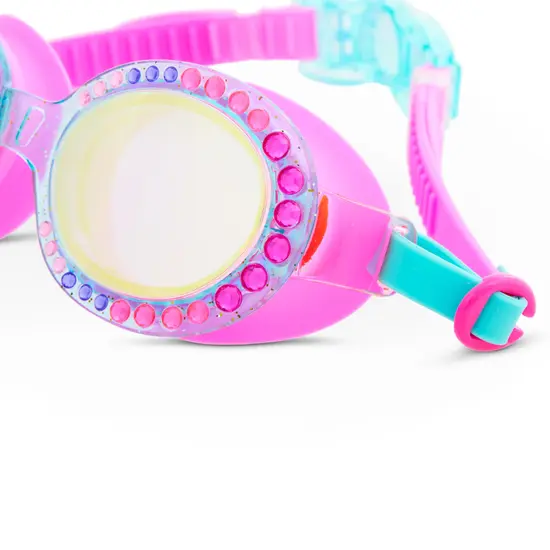 Bling2o Bling2o | Sparkle Bedazzled Blue Swimming Goggles +6Y