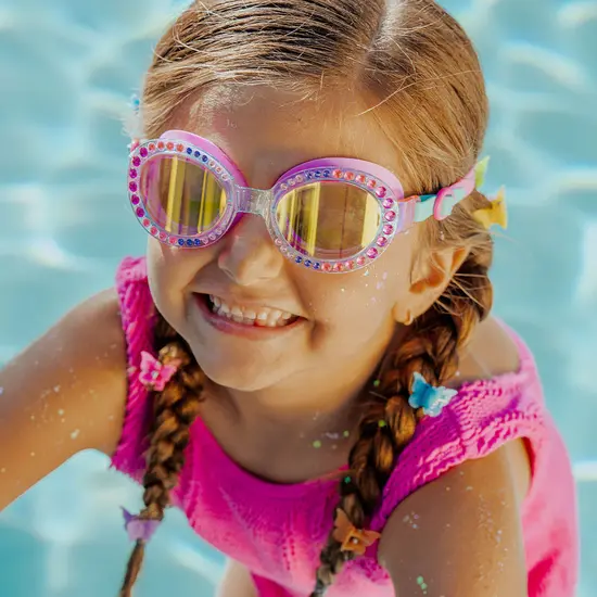 Bling2o Bling2o | Lunettes de natation Sparkle Bedazzled Blue +6Y