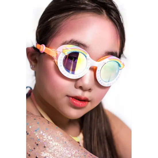 Bling2o Bling2o | Schwimmbrille Good Vibes Rainbow +6Y