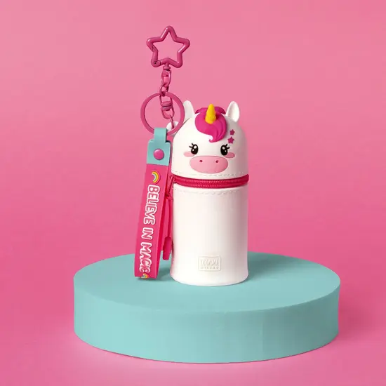 Legami Legami | Einhorn-Geldbörse mit Schlüsselring – Mini Kawaii