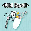 Legami Legami | Panda-Geldbörse mit Schlüsselring – Mini Kawaii