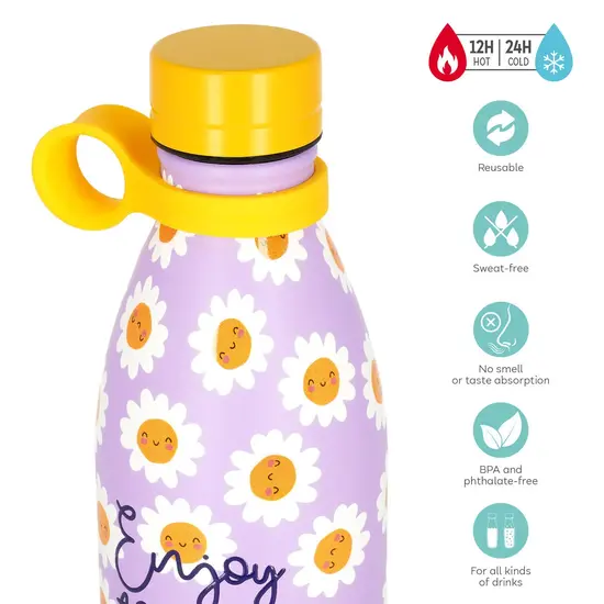 Legami Legami | Trinkflasche Daisy Hot & Cold Vacuum Bottle 800 ml