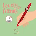Legami Legami | Gel Pen with "Get Lucky" Ladybug Animal Decoration - Lovely Friends