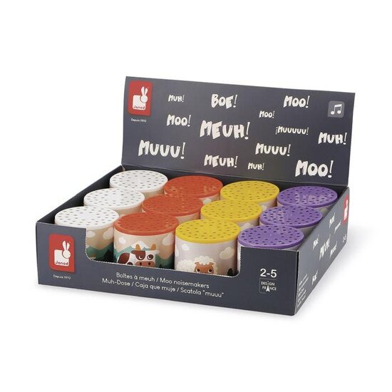 Janod Janod | Geluidsdoosje Koe En Schaap Assortiment