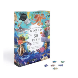 New Mags | Legpuzzel Rond De Wereld In 50 Vissen 1000 Stukjes