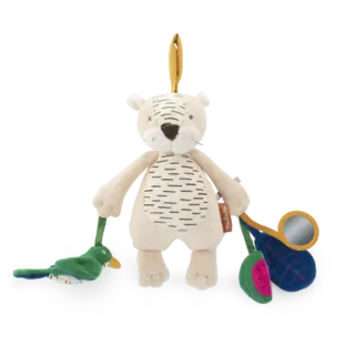 Moulin Roty  | La forêt Mawa Baboo Hanging Activity Tiger