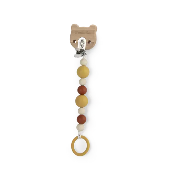 Moulin Roty Moulin Roty  | La forêt Mawa Houten Siliconen Fopspeenhouder