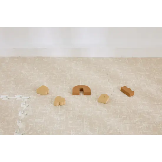 Nido Nido Nido Nido | Tapis puzzle élégant Sunrise Sand, lot de 6