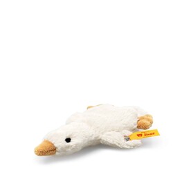 Steiff | Gilda Goose Grip Toy With Rattle 12 cm White