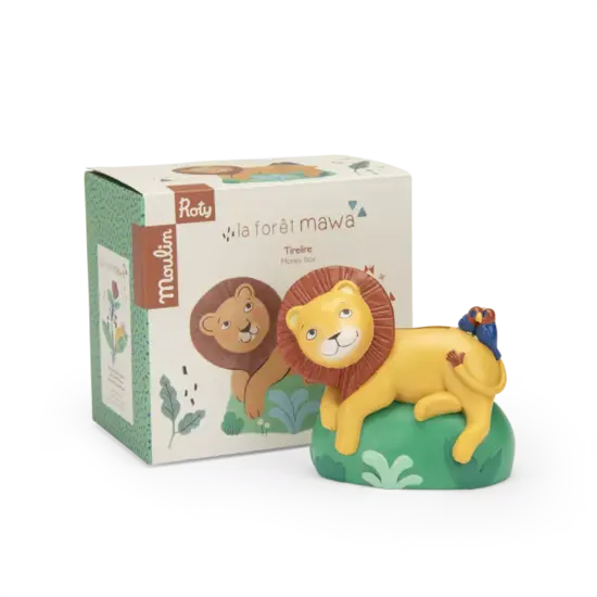 Moulin Roty Moulin Roty  | La forêt Mawa Lion Money Box