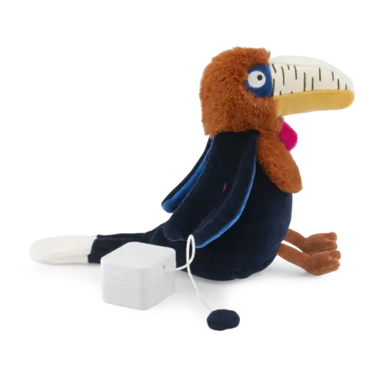 Moulin Roty Moulin Roty  | La forêt Mawa Muziek Knuffel Calao Litchi