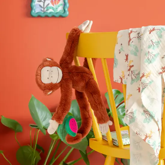 Moulin Roty Moulin Roty  | La forêt Mawa Mochica Hängendes Aktivitätsspielzeug Affe
