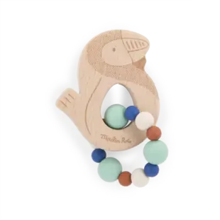 Moulin Roty  | La forêt Mawa Calao Teething Ring Rattle