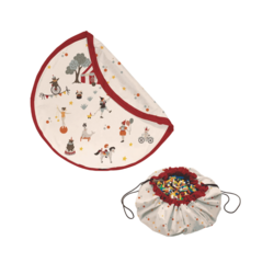 Play&Go | Original - Double Print Aufbewahrungstasche und Spielmatte Circus