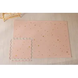 Nido Nido | Puzzelmat Stylisch Pink and Gold Confetti 6-Pack