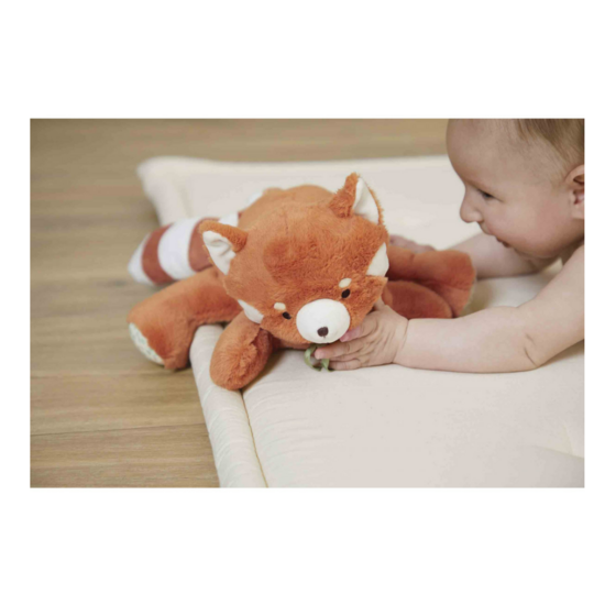 Kaloo Kaloo | Peluche panda roux lestée