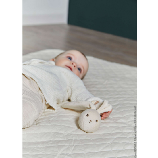 Kaloo Kaloo | Rabbit Rattle Ball Cream