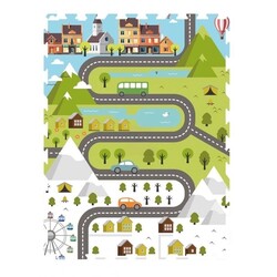 Nido Nido | Puzzelmat Country To City Map 6-pack