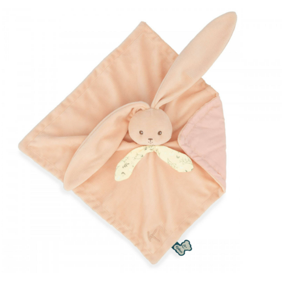 Kaloo Kaloo | Knuffeldoekje Konijn Perzik