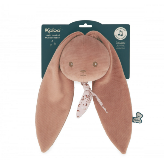 Kaloo Kaloo | Terracotta Konijn Knuffel Met Muziek