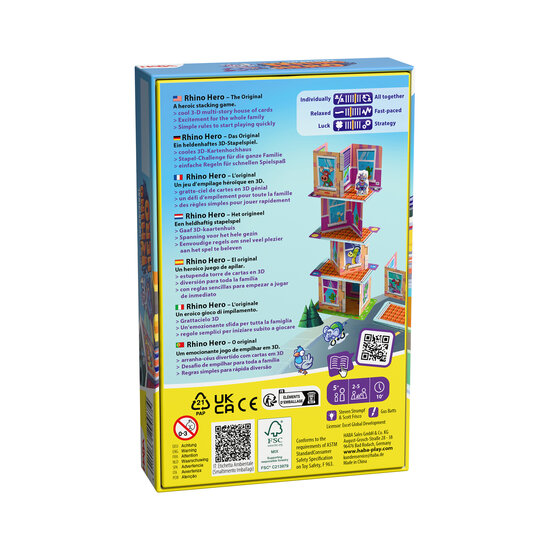 Haba Haba | Spiel Rhino Hero The Original