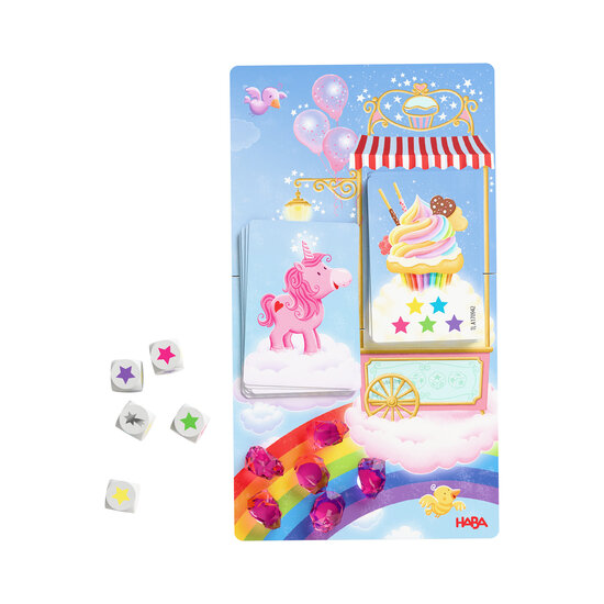 Haba Haba | Jeu Licorne Glitzerglück - Le plaisir magique des dés