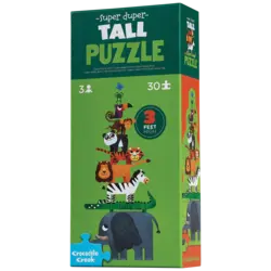 Crocodile Creek | Super Duper Tall Puzzel - Jungle 30 Stuks