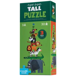 Crocodile Creek | Super Duper Tall Puzzel - Jungle 30 Stuks