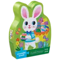 Crocodile Creek Crocodile Creek | Shaped Box Puzzles Easter Bunny 24 Pieces
