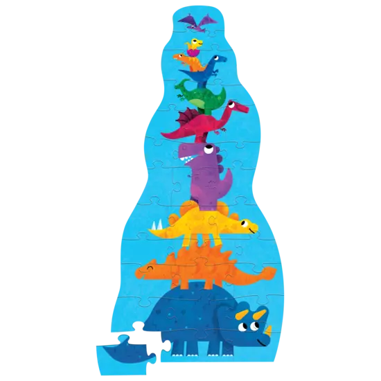 Crocodile Creek Crocodile Creek | Super Duper Tall Puzzle Dinosaures 30 pièces