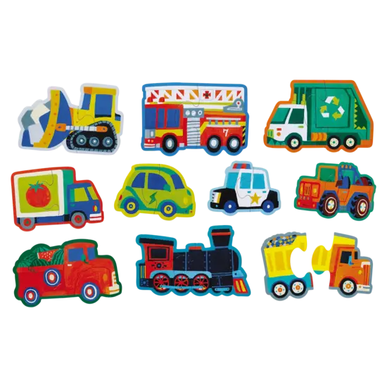 Crocodile Creek Crocodile Creek | Let's Begin Puzzles 2 Pieces Vehicles