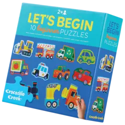 Crocodile Creek | Let's Begin Puzzel 2 Stuks Voertuigen
