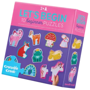 Crocodile Creek | Let's Begin Puzzel 2 Stuks Eenhoorn