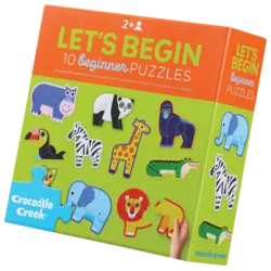 Crocodile Creek | Let's Begin Puzzel 2 Stuks Jungle