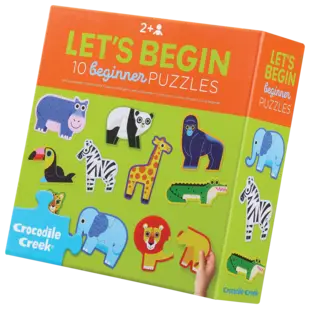 Crocodile Creek | Let's Begin Puzzles 2 Pieces Jungle