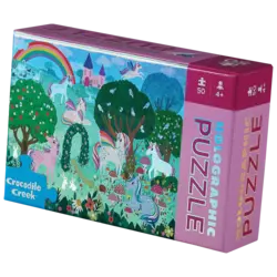 Crocodile Creek | Puzzles holographiques Licorne scintillante 50 pièces