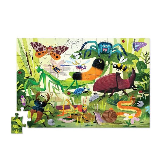 Crocodile Creek Crocodile Creek | Puzzles holographiques Insectes dans le jardin 50 pièces